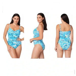 Bleu Rod Beatttie Paradise Found Tankini Swimsuit Top and Bottom